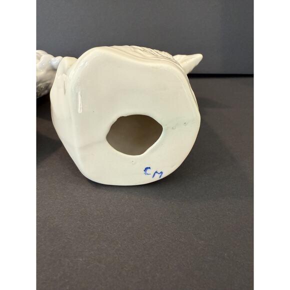 Vintage Porcelain Angel Figurines Violin & Harp Musician Pair Holiday Decor - Picture 10 of 10